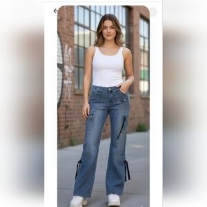 Vintage Zoey Beth Blue Women's Jeans Size 13/14